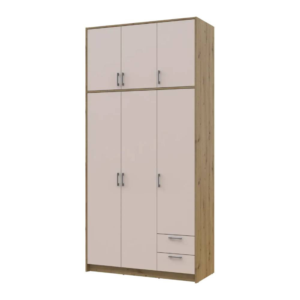 Антресоль висока Doros Ронді Дуб Артизан/Кашемір 3 ДСП 121х52х65 (DRS-011909) Дніпро - фото 8