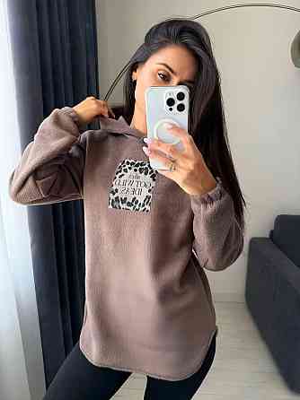 Жіночий теплий костюм-двійка: кофта та лосини двосторонній Polar Фліс + дайвінг на флісі Бежевий, 42/44 Одеса