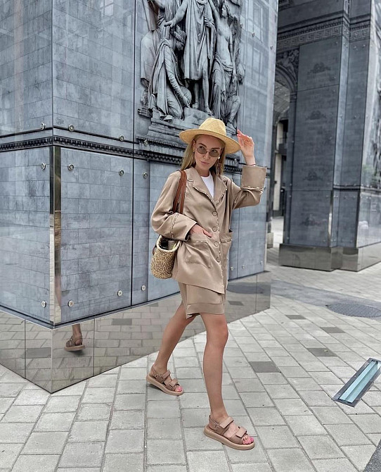 RONE Босоніжки жіночі RONE R-16 капучіно (літо, шкіра натуральна) (5149) Коломия - фото 5