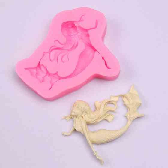 Молд кондитерский Русалка 69 на 82 мм розовый Киев