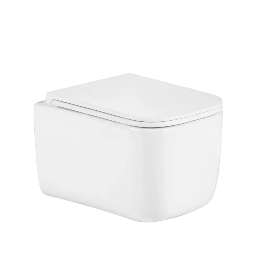 Унітаз підвісний Qtap Gemini Ultra Quiet 485×340×350 мм, White, із сидінням Slim Duroplast/Soft-close/Quick Release Київ - фото 10