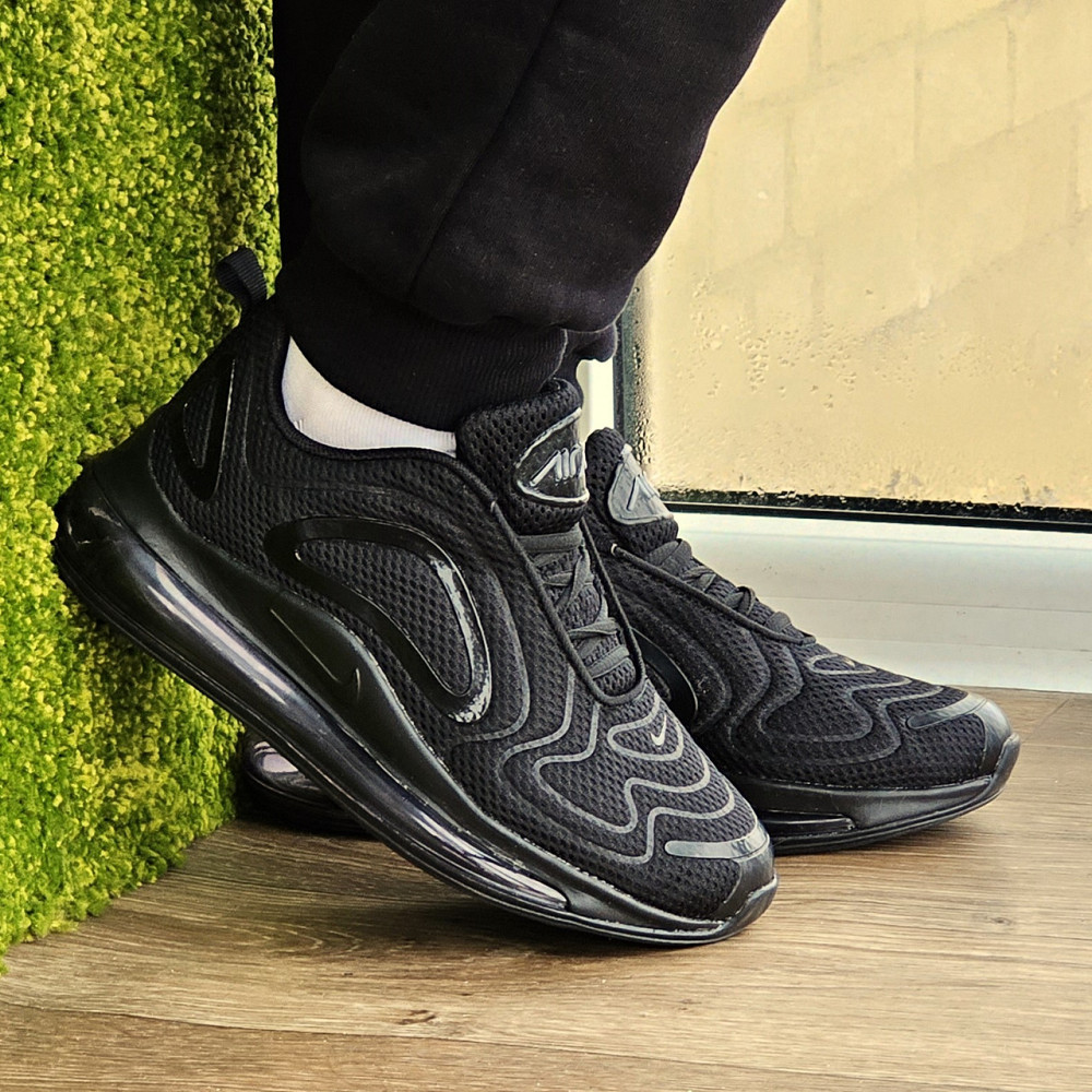 Кроссовки Nike 720 Чёрные Мужские Найк с Амортизацией кросовки (размеры: 40,41,42,43,44,45) Видео Обзор Днепр - изображение 5