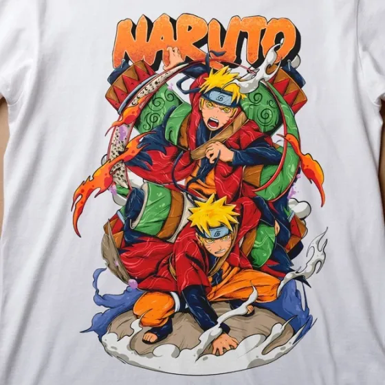 Футболка чоловіча з  принтом Наруто Режим Відлюдника W Розмір 48 Anime0058 Дніпро