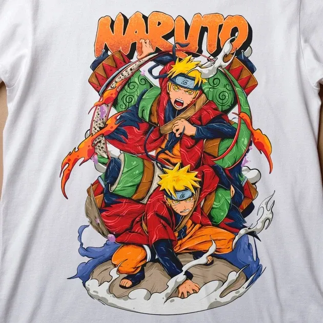 Футболка чоловіча з  принтом Наруто Режим Відлюдника W Розмір 48 Anime0058 Дніпро - фото 3