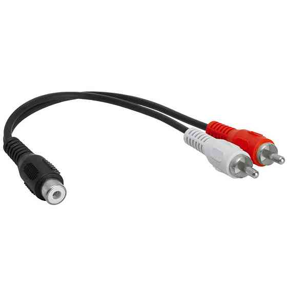 Перехідник 2 RCA to 1 RCA MF 0.15м Луцьк
