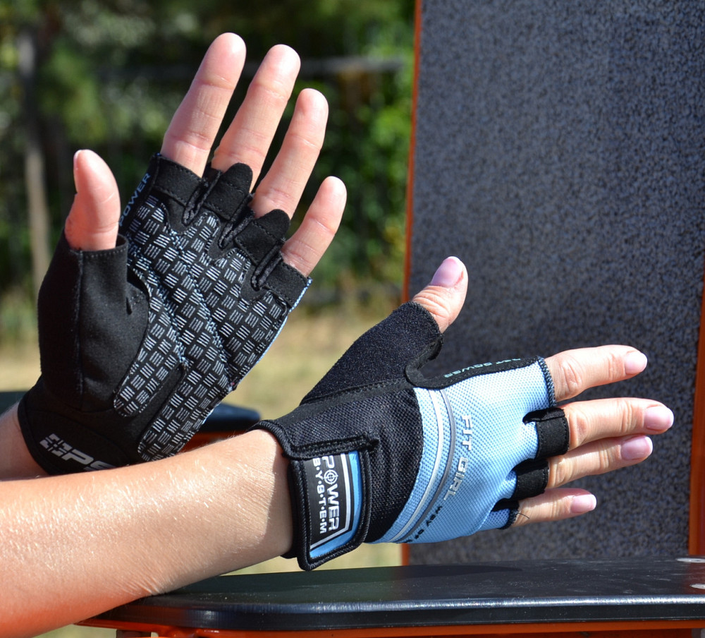 Рукавички для фітнесу Power System PS-2920 Fit Girl Evo Blue S Луцьк - фото 7