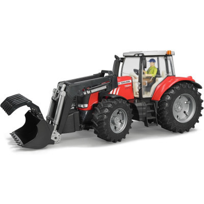 Спецтехника Bruder Massey Ferguson 7624 с передним погрузчиком 1:16 (03047) Винница - изображение 2