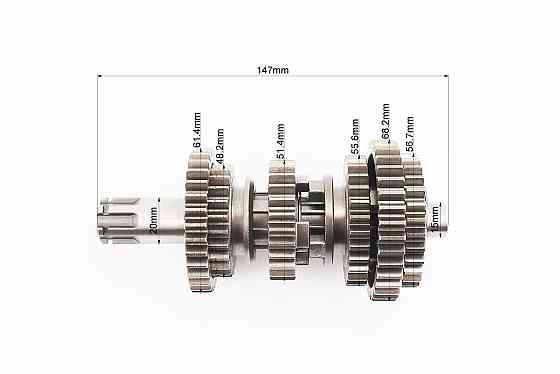 Коробка передач (два вали з шестернями) СВ-125/150cc тип 2 Київ