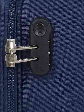 Чемодан тканевый MADISSON 35703 малый синий 4 колеса Киев