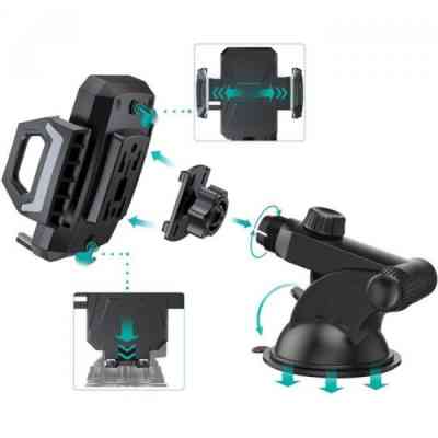 Універсальний автотримач Choetech 15W Fast Wireless Charger 4.7-7.2&quot; (T521-F-101ACBK) Вінниця