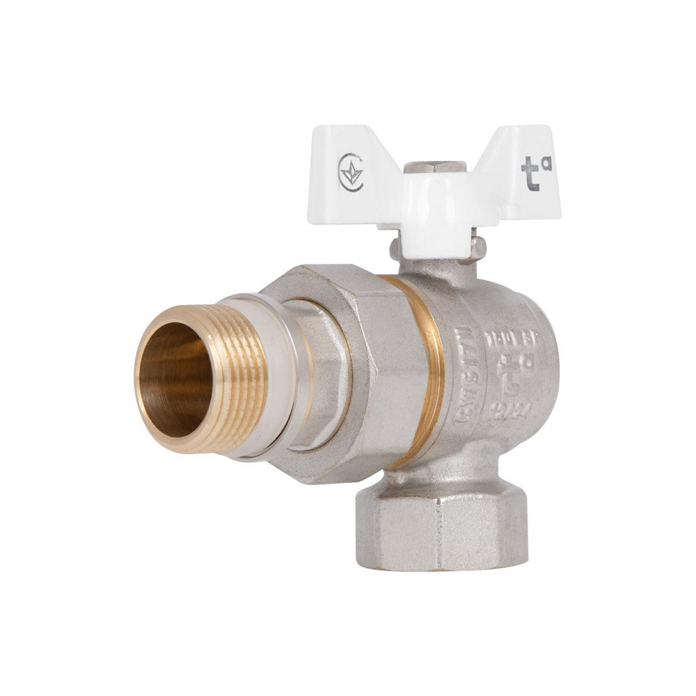 Кран Американка Thermo Alliance Standart з антипротічкою кутовий 3/4 PN40 конус SD901NW20PN40 Київ - фото 1