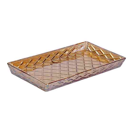 Скляне блюдо для закусок квадратне 27,5x13,5 см Київ