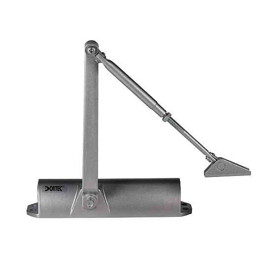 Дверний доводчик Dortec DT-83H Silver з фіксацією дверей у відчиненому положенні (63-00033) Київ