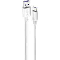 Дата кабель USB 2.0 AM to USB-C 1.0m 5A white ColorWay (CW-CBUC019-WH) Киев