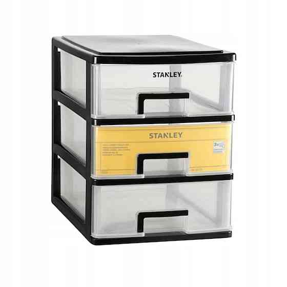 Ящик STANLEY ESSENTIAL S вертикальний з 3 висувними секціями, пластмасовий, 21,5 x 15,1 x 18,9 см Одеса