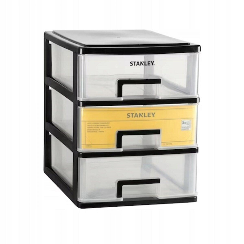 Ящик STANLEY ESSENTIAL S вертикальний з 3 висувними секціями, пластмасовий, 21,5 x 15,1 x 18,9 см Одеса - фото 1