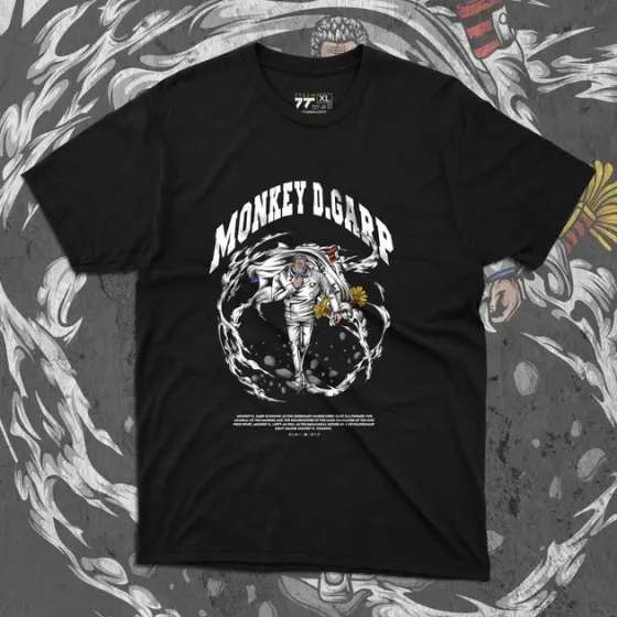 Футболка для подростка мальчика с принтом Ван Пис Monkey D Garp Размер 160 Anime10254 Днепр