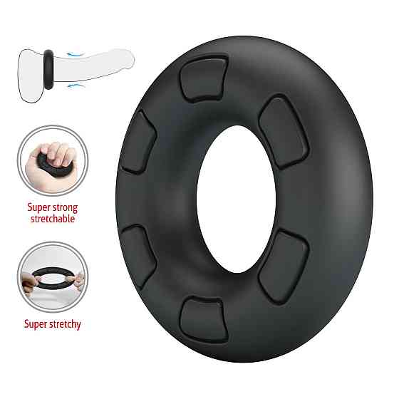 Ерекційне кільце Crazy Bull - Bertram Super Soft Silicone Cock Ring, BI-210247 Sex Aura Київ