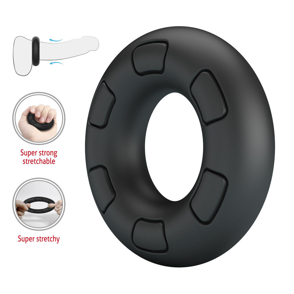 Ерекційне кільце Crazy Bull - Bertram Super Soft Silicone Cock Ring, BI-210247 Sex Aura Київ - фото 2