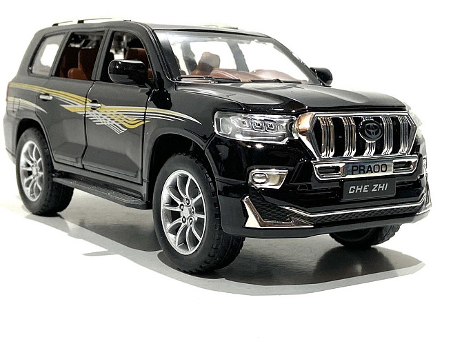 Машина металева TK Uniion Group Toyota Prado 1:24 Відкриття дверей Чорна (GT-9147) Чернігів - фото 1