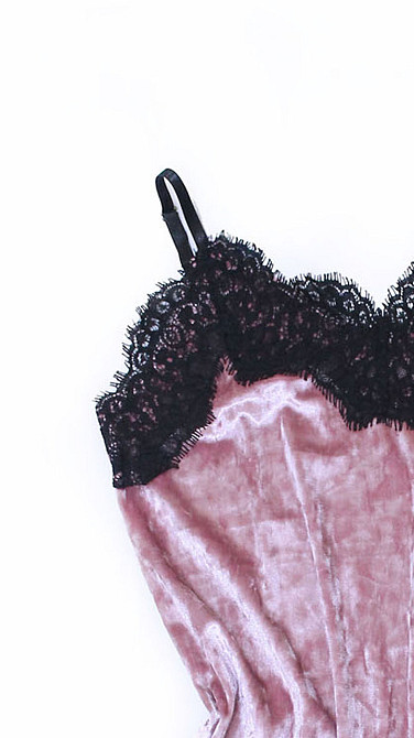 Женская ночная рубашка из мраморного велюра светло Пудровый S Харьков - изображение 2