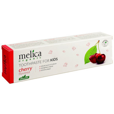 Детская зубная паста Melica Organic Вишня 100 мл (4770416002269) Винница - изображение 1