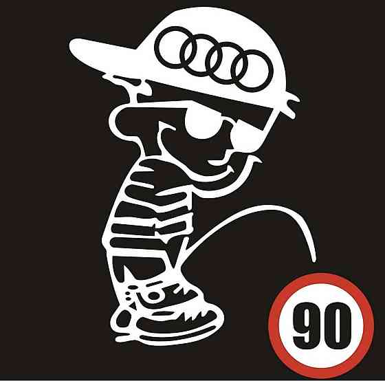 Виниловая наклейка на авто и любую поверхность с картинкой 