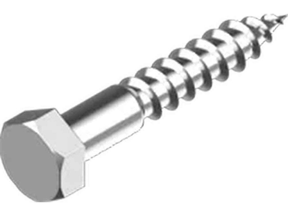 Гвинт для дерева (ЦБ) 20680А2-2 8 х 120 50шт ТМ FASTENERS HOUSE   Solmir Киев - изображение 1