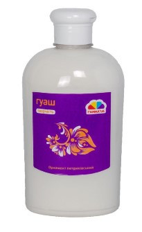 Фарба гуаш "Гамма Нововолинськ" "Творчість" 500мл 404211 Біла, шт Київ - фото 1