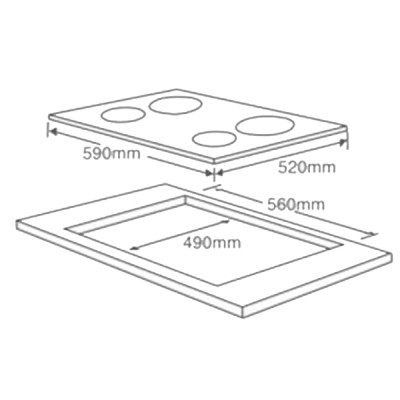 Варочна поверхня Interline HIV 568 SBP WA (HIV568SBPWA) Вінниця - фото 7