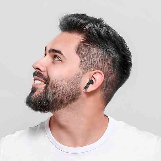 Бездротові навушники Hoco EQ1 Music guide true wireless BT headset чорні Львів