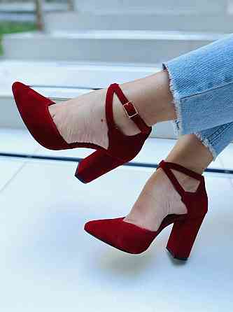 SANTINI Босоніжки жіночі SANTINI 953589-27 червоні (літо, замша натуральна) (3843) 36 Коломыя