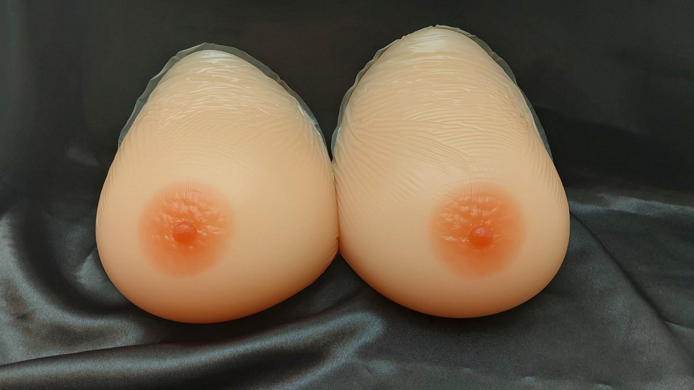 Реалістичні силіконові груди розмір GG -8XL 21*16*12см Луцьк - фото 2