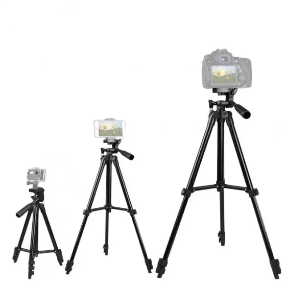 Штатив металлический универсальный для телефона и фотоаппарата Tripod 3120 портативный трипод 0,35-1.02м Коломия