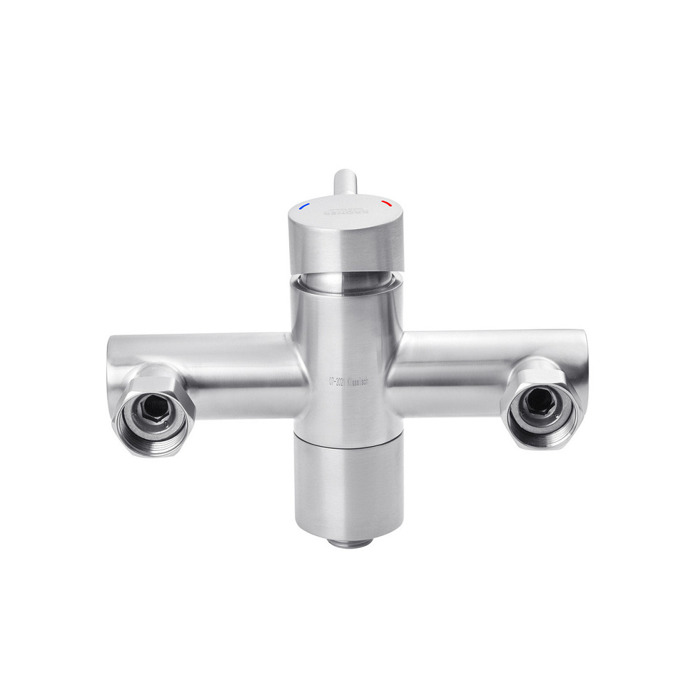 Змішувач для ванни Kroner KRP Edelstahl Klassisch - ESG060 з душовим гарнітуром, сатин Київ - фото 5