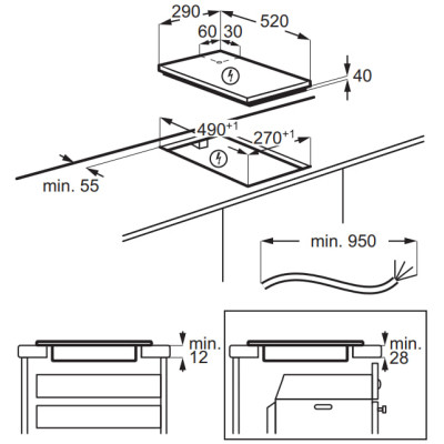 Варочная поверхность Electrolux LHR3233CK Винница - изображение 8