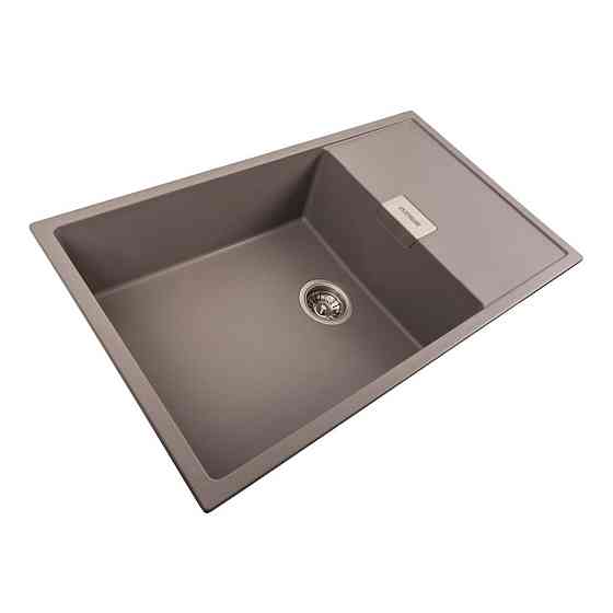 PLATINUM Гранітна мийка для кухні Platinum 8650 DIAMOND матова Дюна Київ