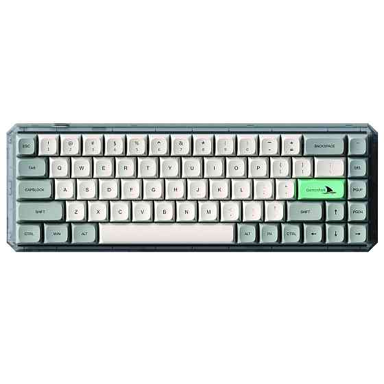 Клавіатура бездротова Motospeed Darmoshark K5 Gateron Silver Light Gray (dmk5lgspro) Сірий Харків