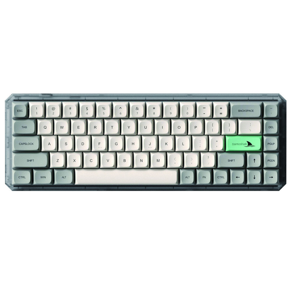 Клавіатура бездротова Motospeed Darmoshark K5 Gateron Silver Light Gray (dmk5lgspro) Сірий Харків - фото 1