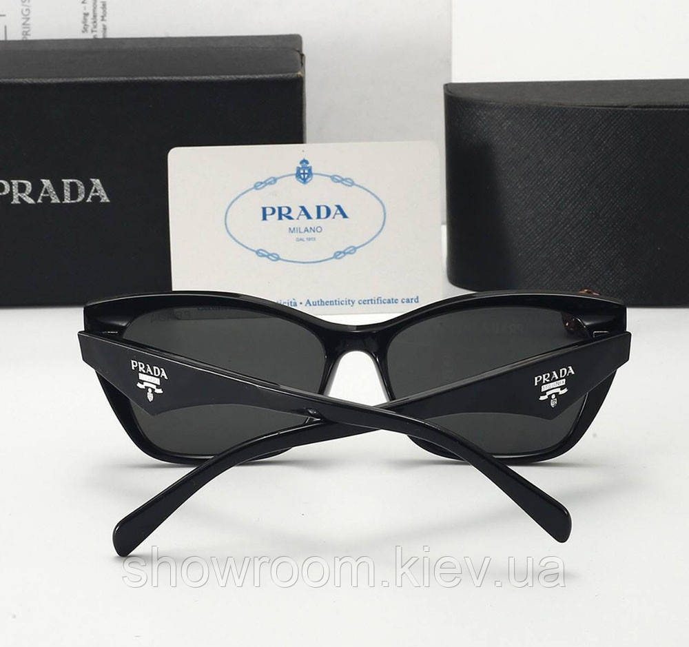 Жіночі окуляри від сонця Pr (27126) black Київ - фото 3