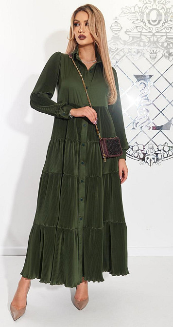 Шовкове плаття плісе (48) Київ - фото 4