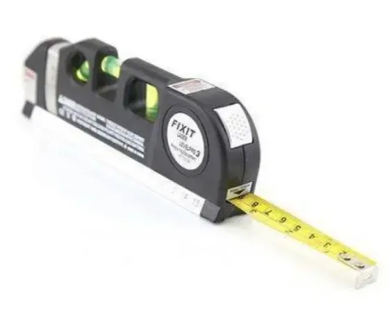 Лазерный уровень со встроенной рулеткой FIXIT Laser Level Pro 3 4в1 рулетка линейка Коломыя