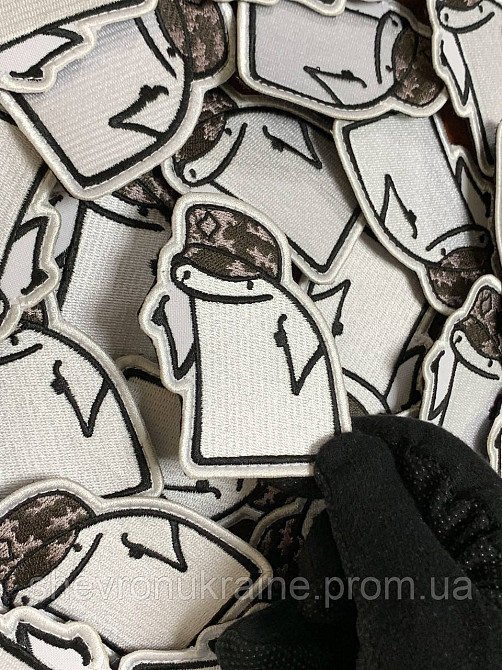 Шеврон флорк зсу (Форма контурна. На липучці) Розмір 8x6.3см Київ - фото 4