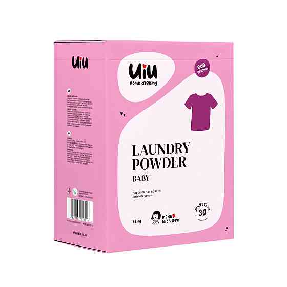 Порошок безфосфатний концентрат Baby UIU DeLaMark 1,2кг Вінниця