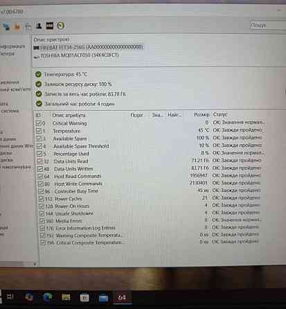 Ноутбук ACER Nitro5 i7 8750 GTX 1060 RAM16GB. SSD256Gb. HDD500 Київ