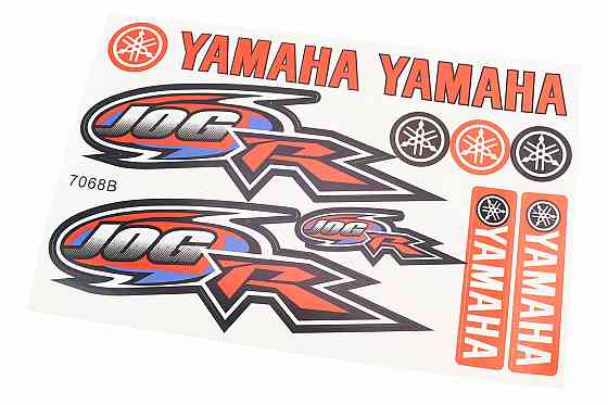 Наклейки на планшеті "Yamaha JOG" 11шт 26х17, 7068В Бершадь