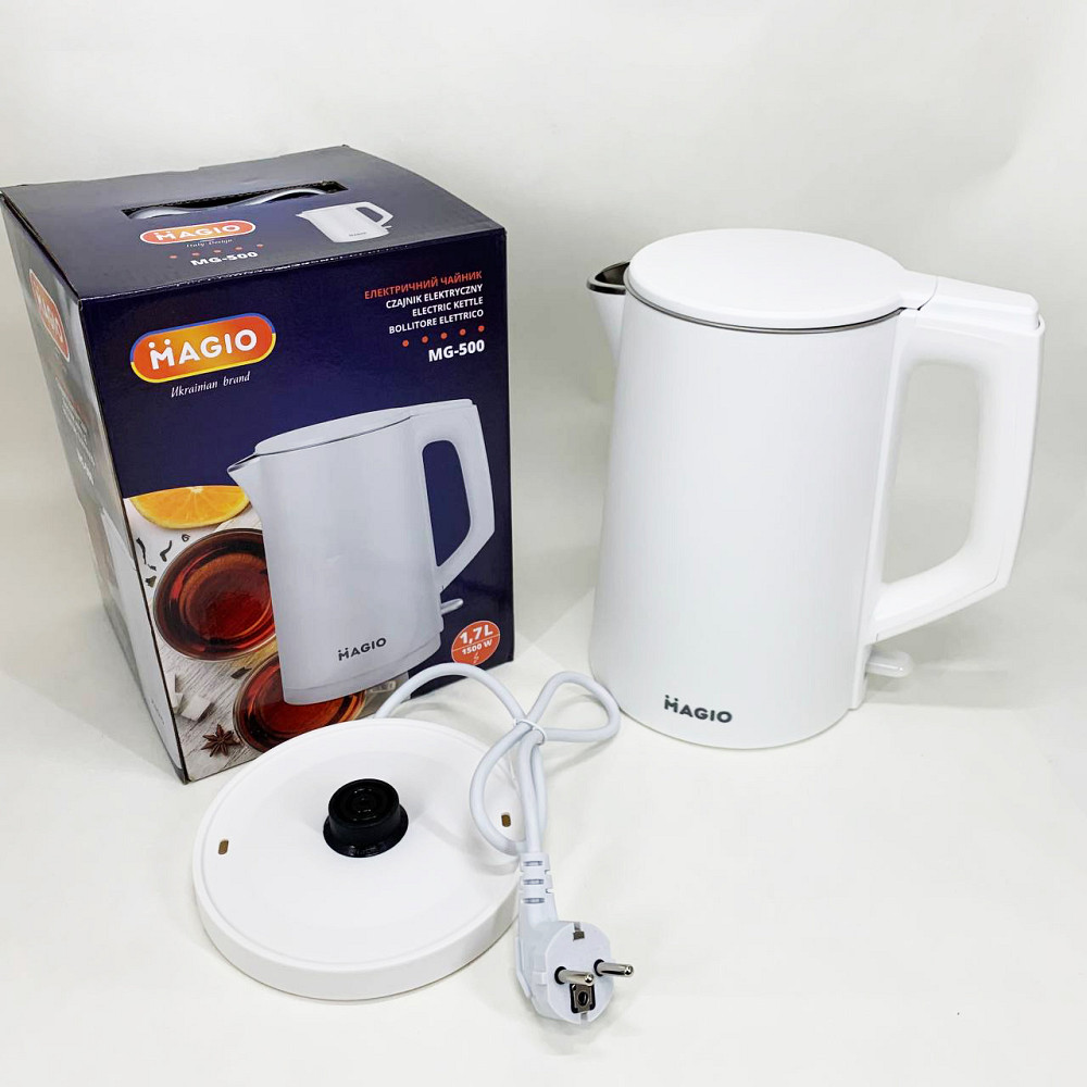 Електрочайник на кухню, Компактний електричний чайник для дому, Бездротовий електричний чайник TA-35 Львів - фото 2