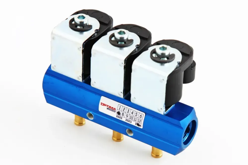 Форсунка ГБО Alex Flipper 120 Нл/мин (3 шт. с рейкой и штуцерами) Винница - изображение 4