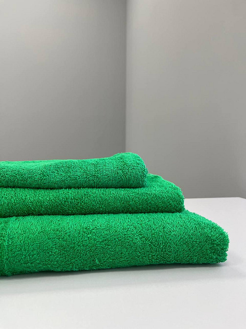 Махровое полотенце Ideal Textile 70х140 см однотонное (56860538) зелений Черновцы - изображение 7