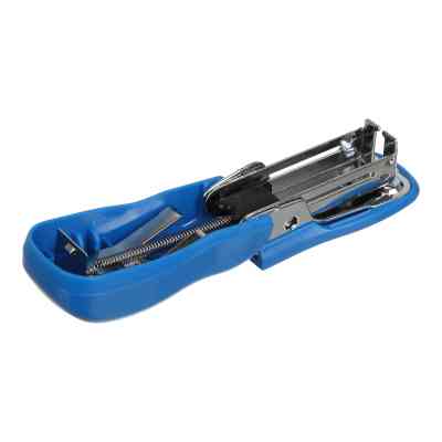 Степлер Buromax пластиковий МІНІ, 10 аркушів, (скоби №24; 26), 60 x 25 x 35 мм, синій (BM.4216-02) Вінниця